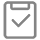 Confirm configuration and layout icon