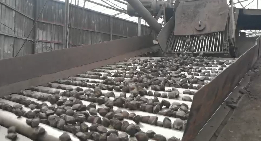 Stack of multiple steel dust briquettes formed by cold briquetting process