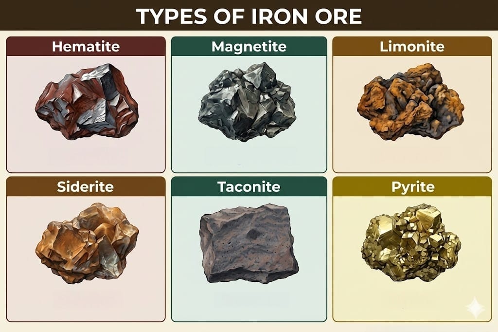 Types of Iron Ore