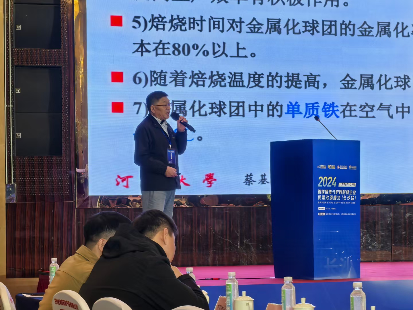 Prof. Cai at a Conference