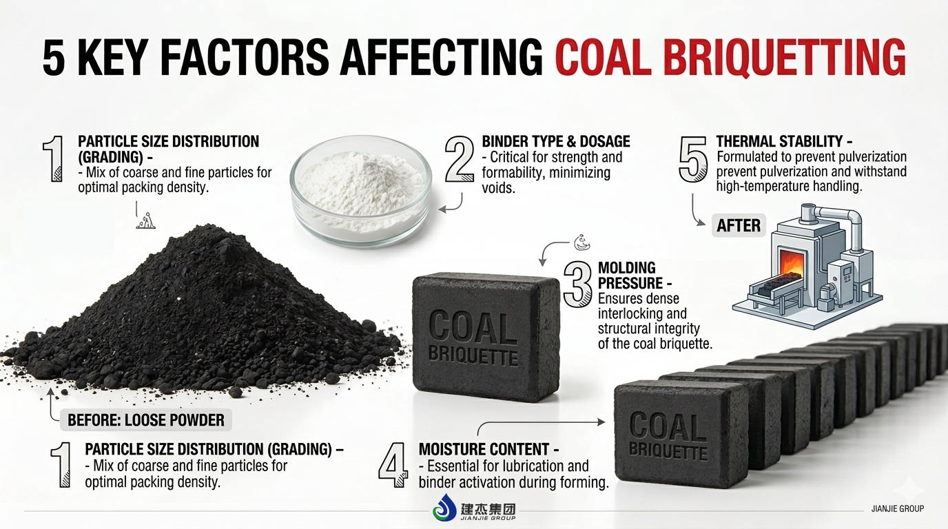 5 affects on coal briquetting