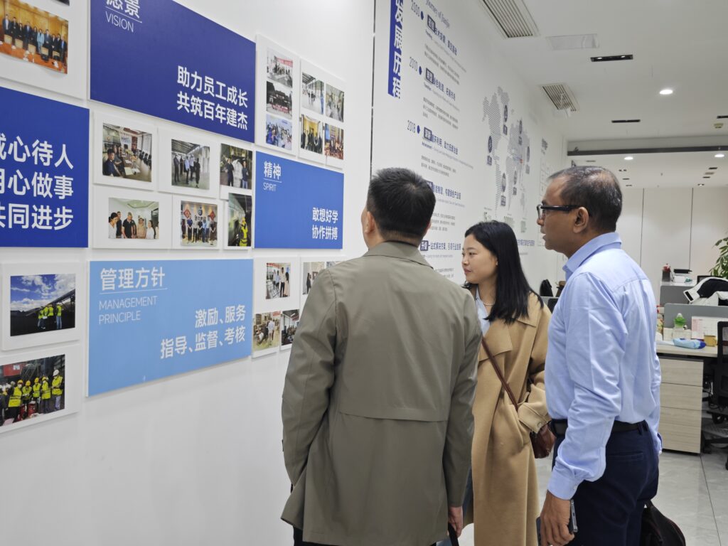 indian clients visit jianjie company