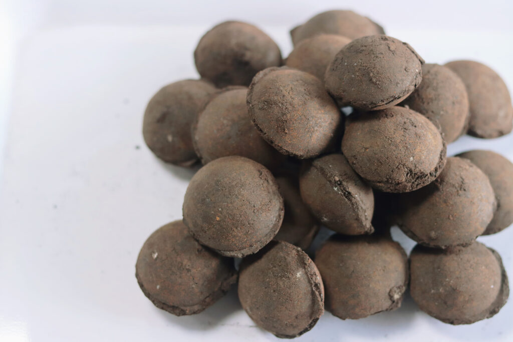 Dedust Ash briquettes