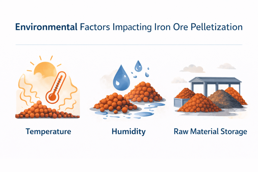 3 Environmental Factors That Impact Iron ore pelletization