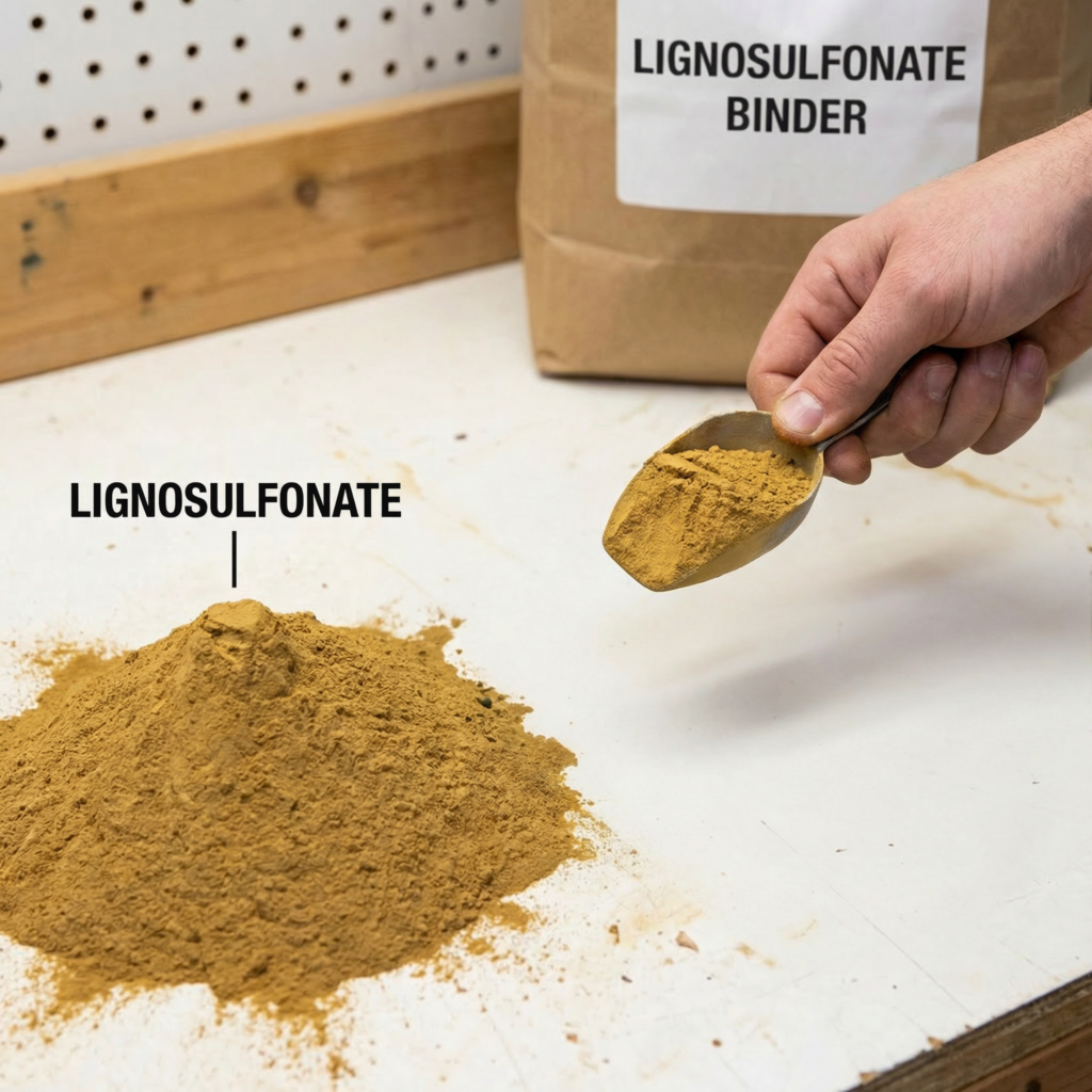 Lignosulfonate binder