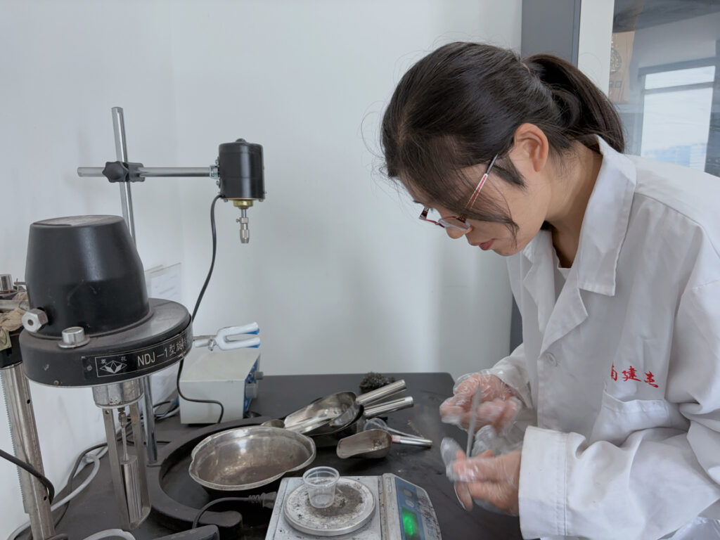 in lab