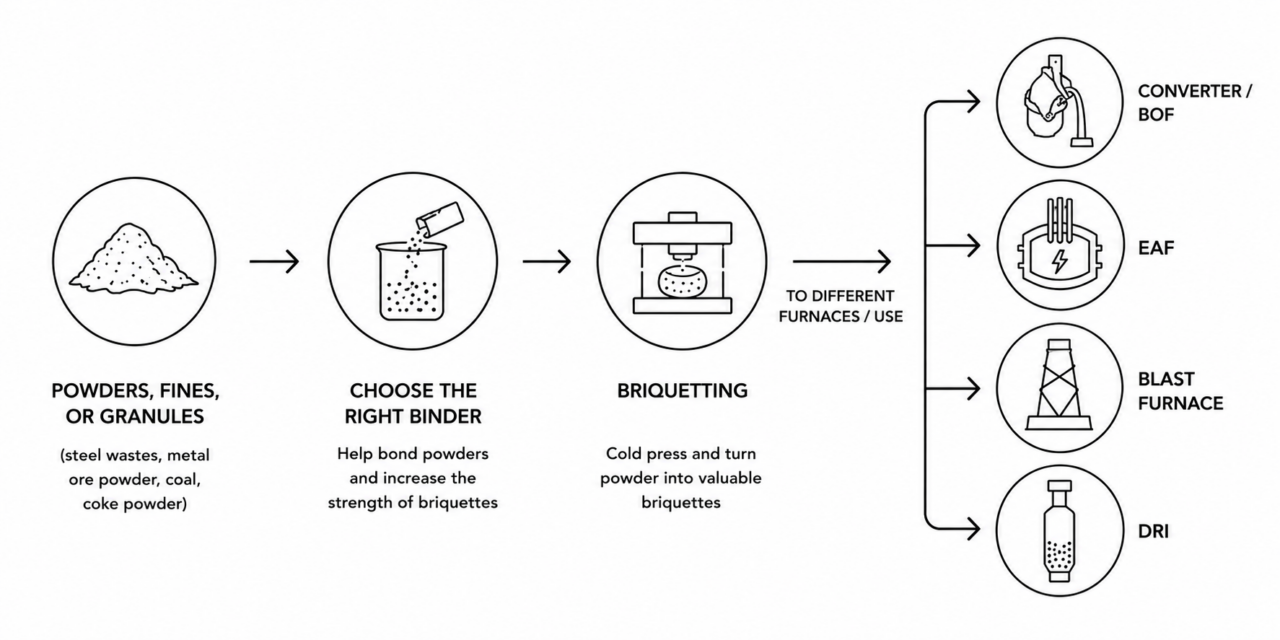 briquetting process