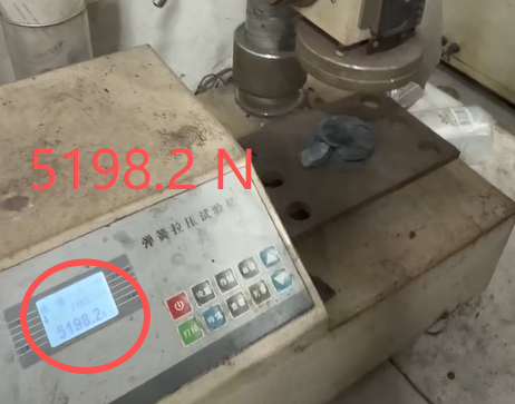 strength of metal manganese briquettes using Jianjie binder to bind