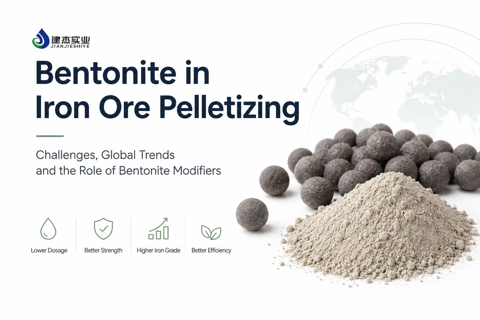 bentonite in iron ore pelletizing